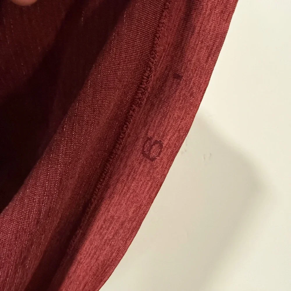 Lululemon Womens Swiftly Tech Racerback Tank Top 2.0 6 Red Excellent Heathered